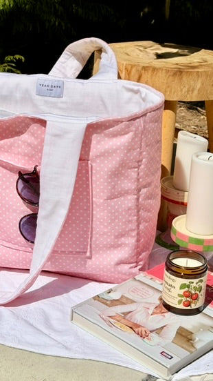 Strawberry cream Carryall tote
