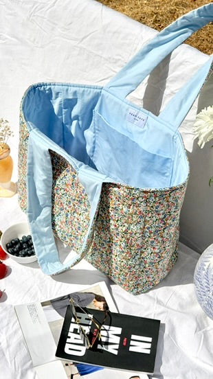 Forget me not Laptop tote