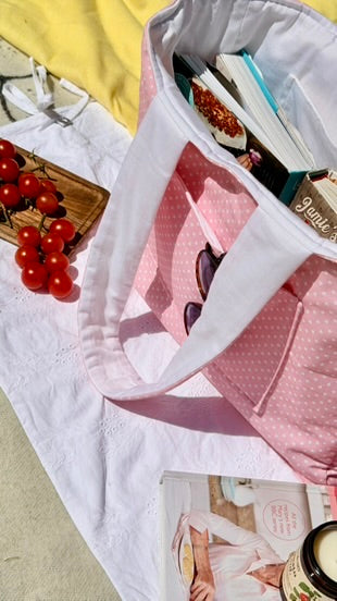 Strawberry cream Carryall tote