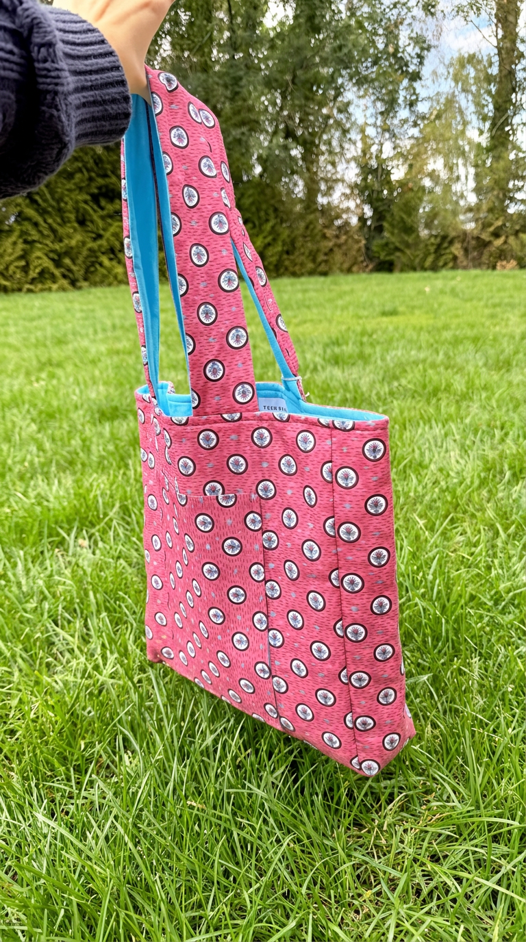 V&A Gallery Blue laptop tote
