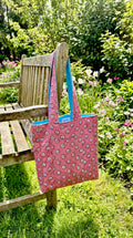 V&A Gallery Blue laptop tote