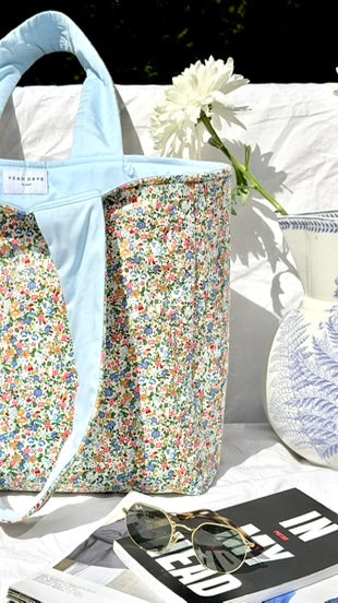 Forget me not Laptop tote