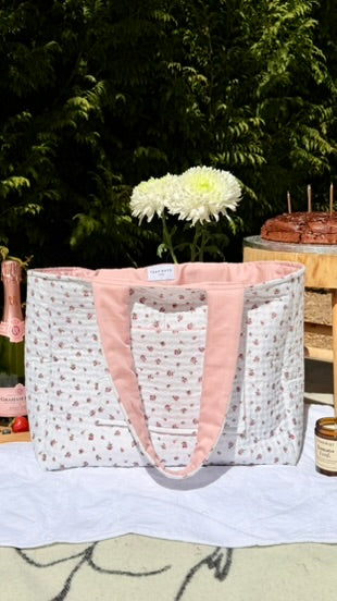 Rose cottage Carryall tote