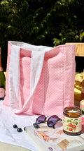 Strawberry Cream laptop tote