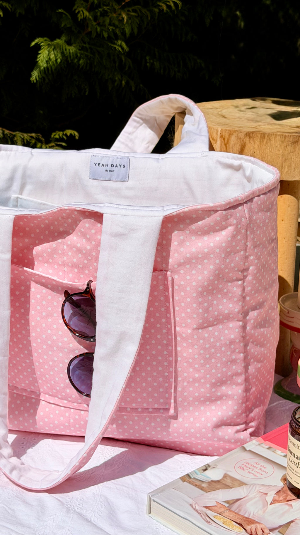 Strawberry cream Carryall tote