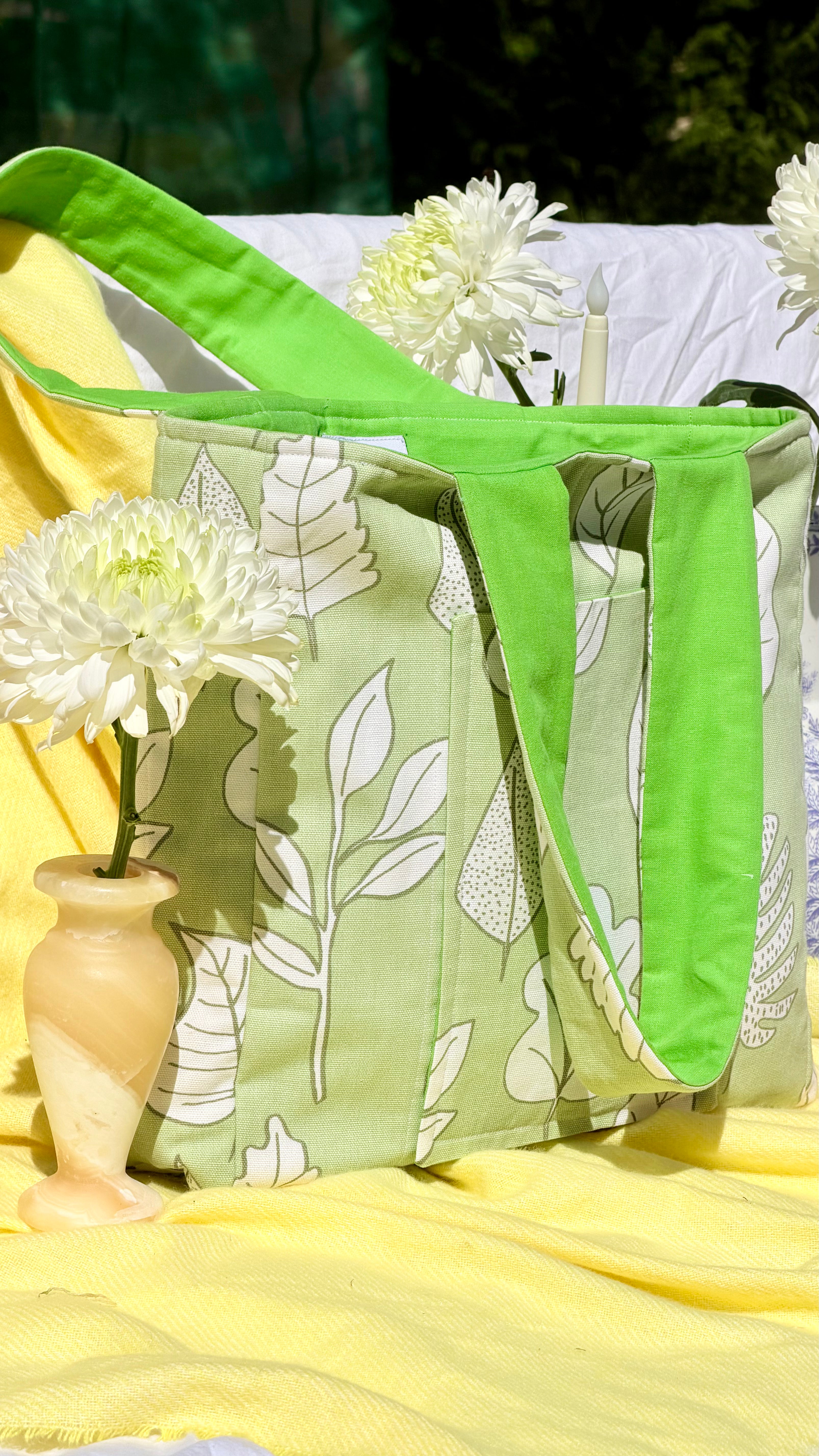 Green Haven Laptop tote